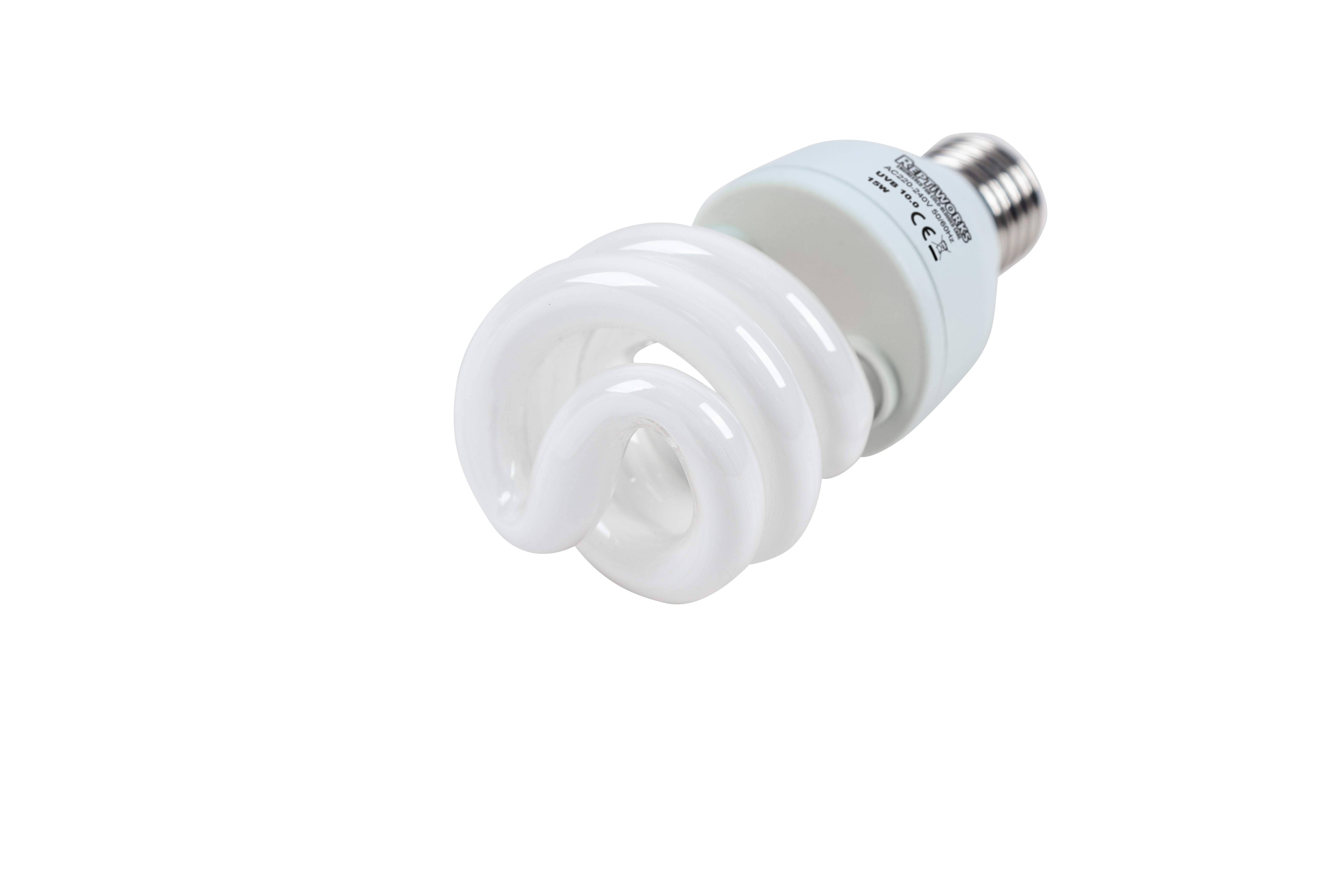 Reptiworks Uvb2.0 Spiral Energe Saving Lamps-15W6X6X13Cm / 2.3"X2.3"X5.1"